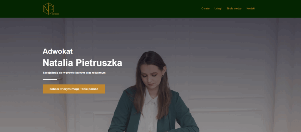 przykladowa strona www kancelarii prawnej